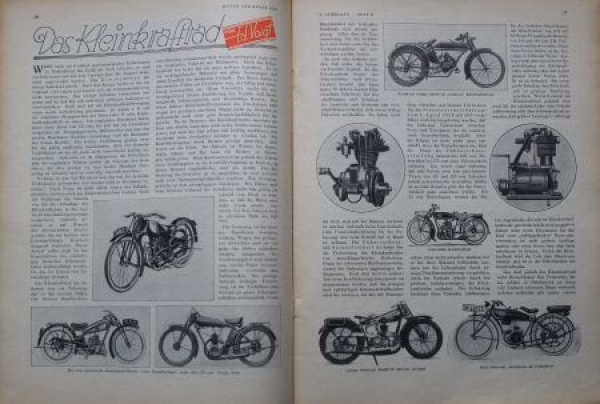 "Motor & Sport" Motor-Magzine Poessneck 1928 (8787)